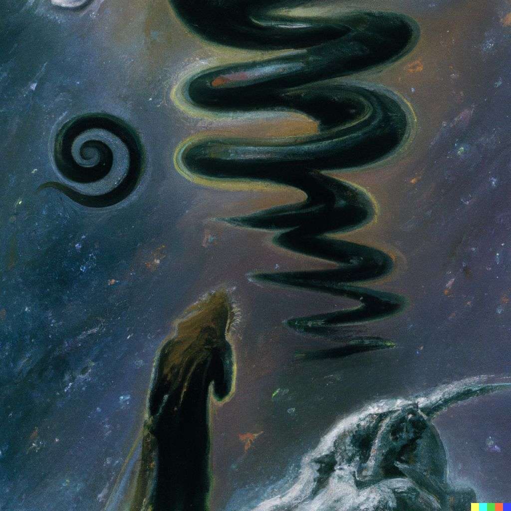 a representation of anxiety, painting by Bruce Pennington
